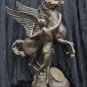 Antique Bronze Sculptor 1880s Greek Mythology ''Perseus & Shield ~ Medusa ~ Pegasus''