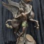 Antique Bronze Sculptor 1880s Greek Mythology ''Perseus & Shield ~ Medusa ~ Pegasus''
