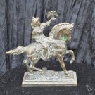 Bronze Sculptor 1950s ''The Falconer & Falcon'' Stunning Patina  Good Shape