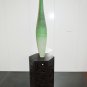 HANDMADE BLOWN GLASS VASE 1970s VENETIAN MURANO ARTISAN GREEN MULTISHADE 31'' X 15''
