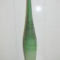 HANDMADE BLOWN GLASS VASE 1970s VENETIAN MURANO ARTISAN GREEN MULTISHADE 31'' X 15''