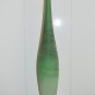 HANDMADE BLOWN GLASS VASE 1970s VENETIAN MURANO ARTISAN GREEN MULTISHADE 31'' X 15''