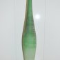 HANDMADE BLOWN GLASS VASE 1970s VENETIAN MURANO ARTISAN GREEN MULTISHADE 31'' X 15''
