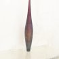 HANDMADE BLOWN GLASS VASE 1970s VENETIAN MURANO ARTISAN BURGUNDY 28'' x 15''