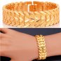 Chunky Bracelet Lovers' Jewelry Platinum/18K Real Gold Plated