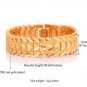 Chunky Bracelet Lovers' Jewelry Platinum/18K Real Gold Plated