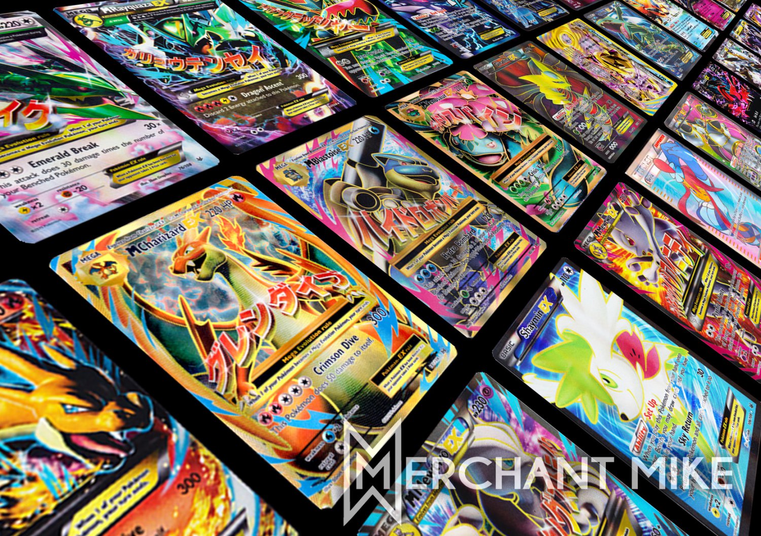 Amazing 50 Pokemon Card Lot Gx Ex Break Full Art Mega Charizard Venusaur Blastoise