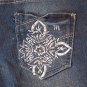 MM JEWEL STUDDED WOMENS JEANS 32 W X 33 L