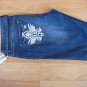 MM slim leg JEWEL STUDDED WOMENS JEANS  35W X 31L
