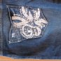 MM Straight leg  Jewel Studded Womans Jeans 35w X 31 L