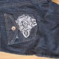 Straignt leg M Jewel Studded Womans Jeans 32w X 34 L