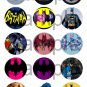 15 Batman Precut 1 Inch Bottle Cap Images