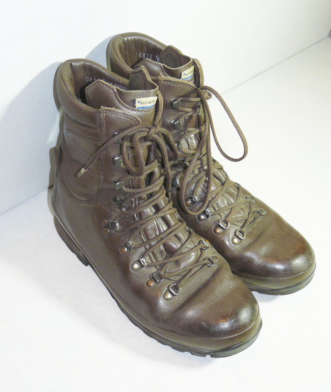 Genuine British Combat Boots Altberg Military Army Brown Leather Big ...