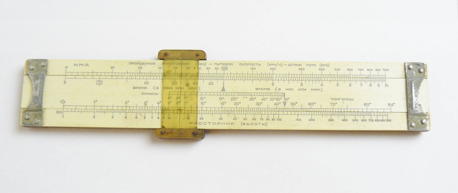 RARE WW2 Original Pilot Ruler Soviet Russian Air Force RKKA 1941