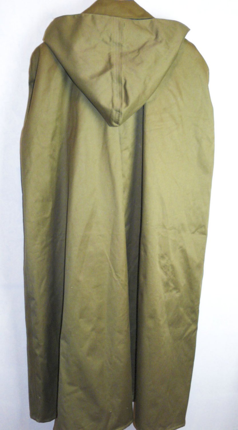 Russian Soviet Military Officer Waterproof Tent Raincoat Cloak Cape ...