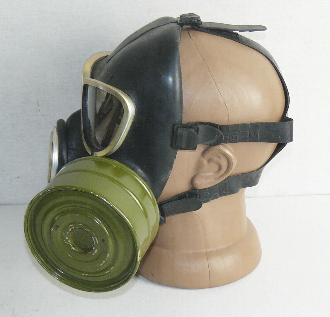 New Soviet Russian Gas Mask Gp 7 Military Surplus Full Complete Set Size 2