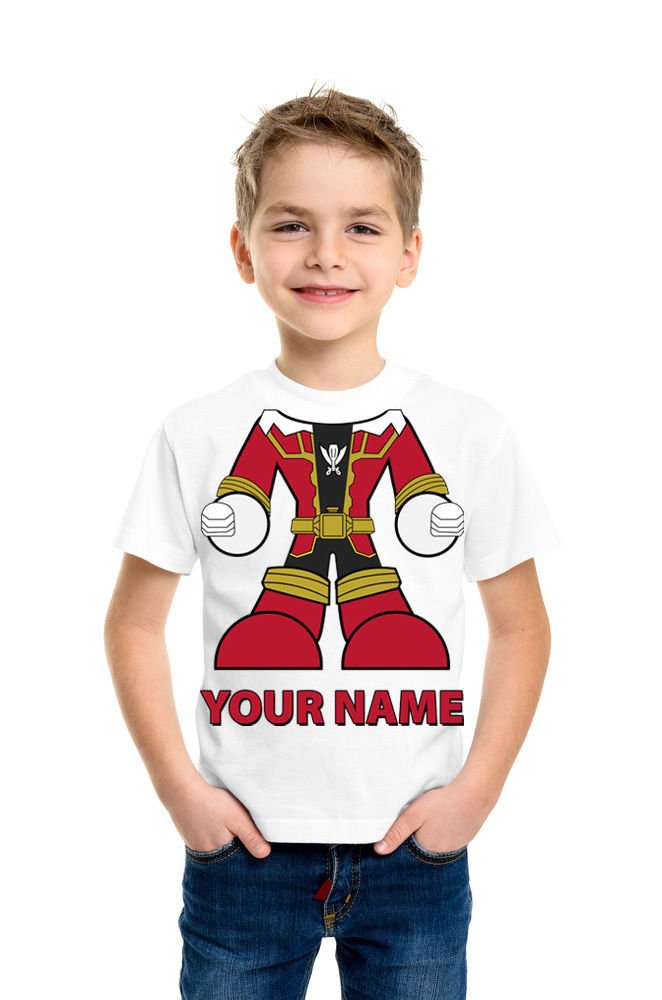 personalized power ranger shirt