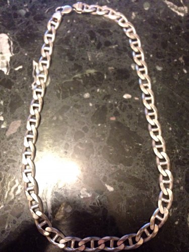 Men's Sterling silver 925 chain link necklace