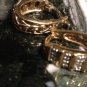 Nice sterling silver 925 chunky hoop earrings