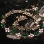 Lovely 925 sterling silver emerald bracelet!
