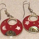 Beautiful 925 sterling silver Alpca Mexico earrings