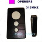Sears Craftsman 139.18191 3 button Garage Door Opener remote transmitter 315 mhz