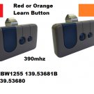 2 For Craftsman Garage Door Opener 3 button Remote HBW1255 139.53681B 390MHz