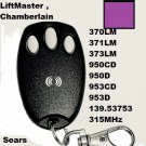 Sears Craftsman Garage Door Opener Mini remote transmitter 139.53985D 139.53990D