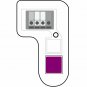 Liftmaster Garage Door opener Remote Control Transmitter LOGIC BOARD PURPLE