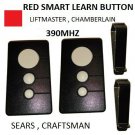 Craftsman Garage Door Opener Comp Visor Remote Control  For Red Smart Button 2PK