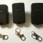 3 Black GTO Gate Opener Remote Controls
