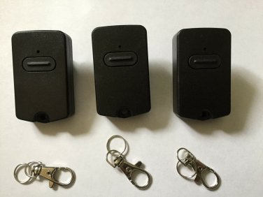 GTO Mighty Mule Comp RB741 FM135 Visor KeyChain Remote Control Transmitter 3 Pak