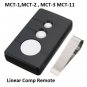 Linear LSO50 LDCO800 LCO75 Remote Garage Door Opener Three Button