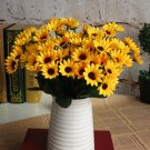 Elefan Artificial Sunflower Bridal Wedding Bouquet Latex Silk Flower Bouquets