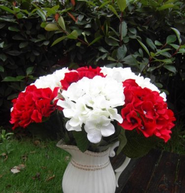 Artificial Elegant Seashells Hydrangea Artificial Flowers