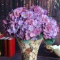 Artificial Elegant Hydrangea Bridal Wedding Bouquet Latex Silk Flower Bouquets 2pcs