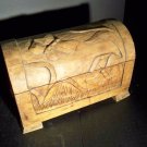 Carved Wooden Chest / Box