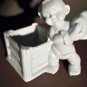 Vintage Blue Diaper Boy Haeger Pottery Planter