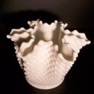 Vintage  Milk Glass Bowl ~ Unique