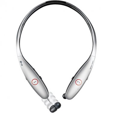 LG Tone Infinim HBS-900 Bluetooth Headset Silver Harmon Kardon Sound