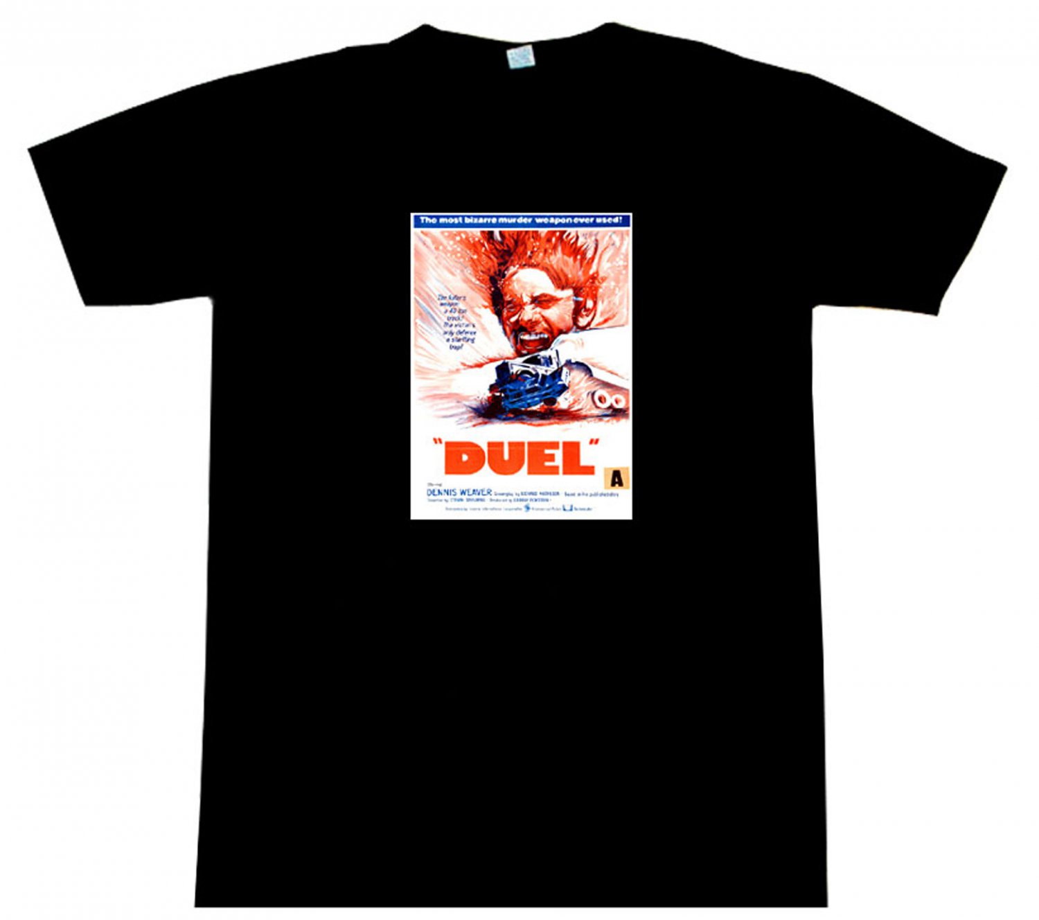 Duel Steven Spielberg Movie Poster T-Shirt BEAUTIFUL!!