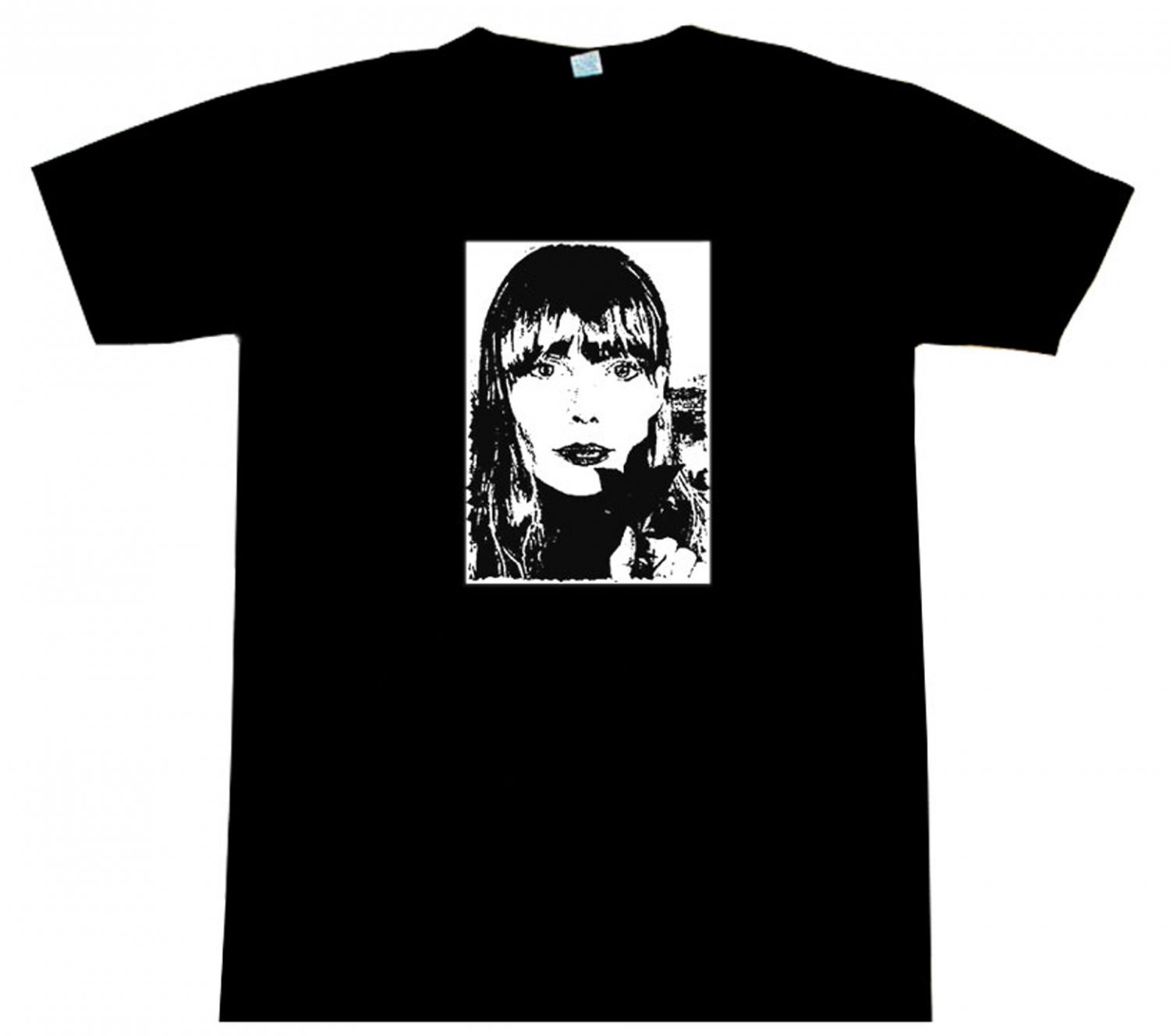 joni mitchell blue shirt