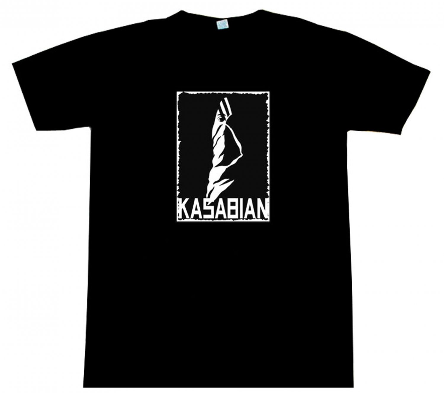 T-shirt Kasabian Noir Homme 3XL – Bande Graphique – T-shirt à Manches Courtes