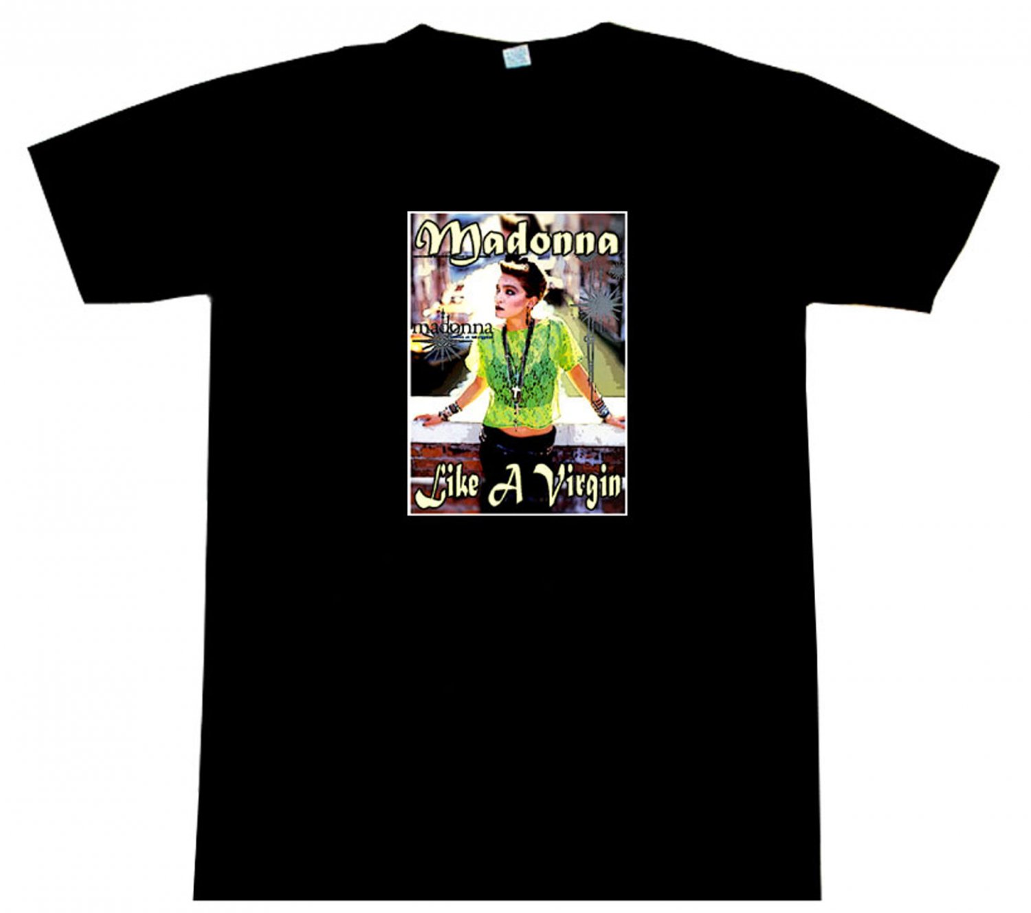 Madonna LIKE A VIRGIN (Single) T-Shirt BEAUTIFUL!!