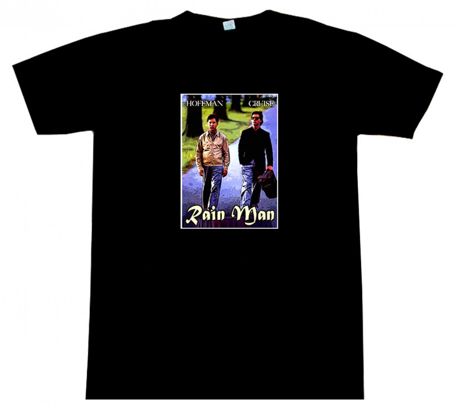 Rain Man 80s Movie Poster Tom Cruise T-Shirt BEAUTIFUL!