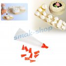 Plastic Cake Decoration Injector Tool Kitchen Gun Syringe 10 Nozzles Set Kit