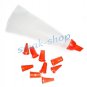 Plastic Cake Decoration Injector Tool Kitchen Gun Syringe 10 Nozzles Set Kit