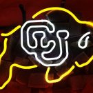 New NCAA Colorado Buffaloes Buffs College University Bar Neon Light Sign 16"x 14" [High Quality]