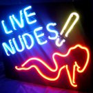 Brand New Live Nudes Sexy Girls Beer Bar Neon Light Sign 16"x 14" [High Quality]