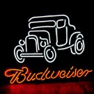 Brand New BUDWEISER Beer Bar Old Car Pub Neon Light Sign [High Quality] 16"x15